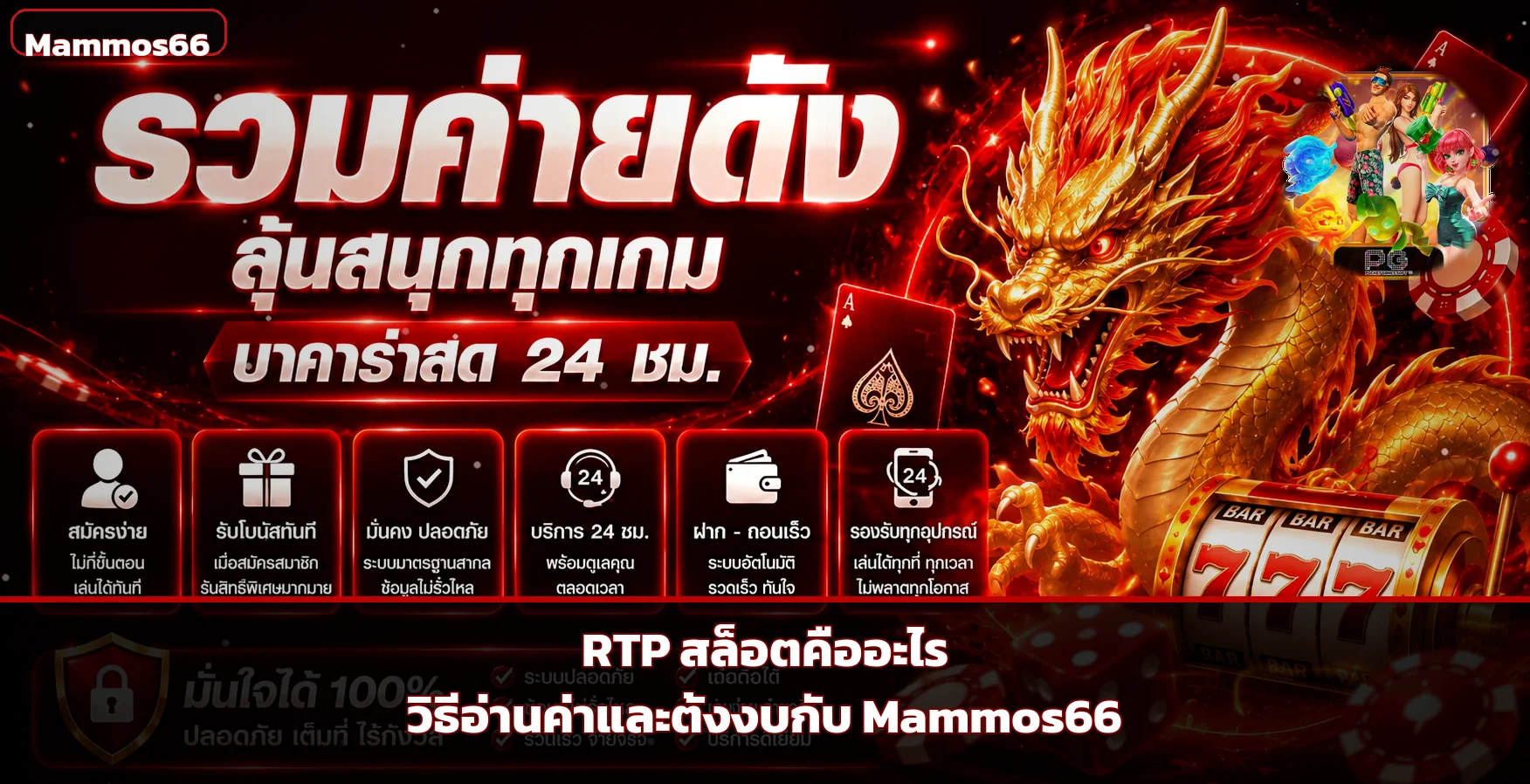 Mammos66 RTP สล็อตคืออะไร อ่านค่าก่อนเลือกเกม